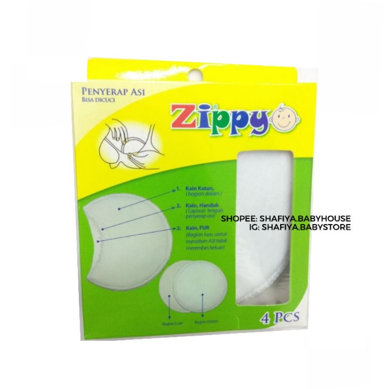 Zippy Breast Pad Washable