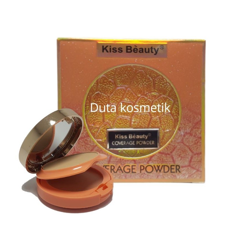 BEDAK KISS BEAUTY COVERAGE POWDER 2IN1