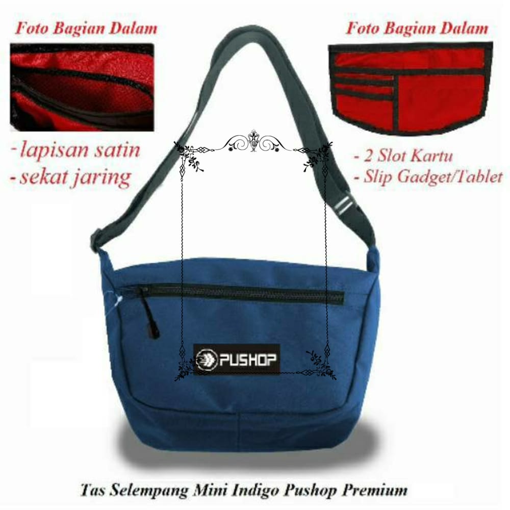 Terlaris Waistbag Mini Indigo stylish Tas Selempang Elegan