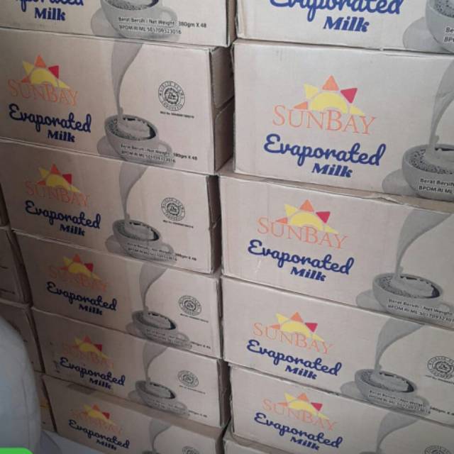 

Evaporated milk sunbay per dus/evaporasi sunbay per karton khusus grab/gojek