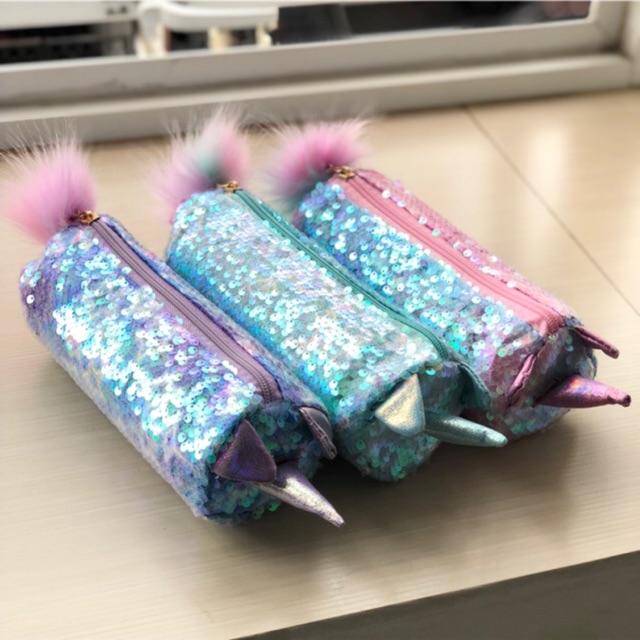 

Unicorn sequins pencil case