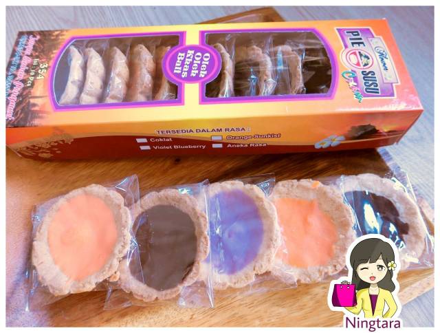 PIE SUSU CREAM BALI FLOWER KHAS BALI (RASA COKLAT DAN MIX)