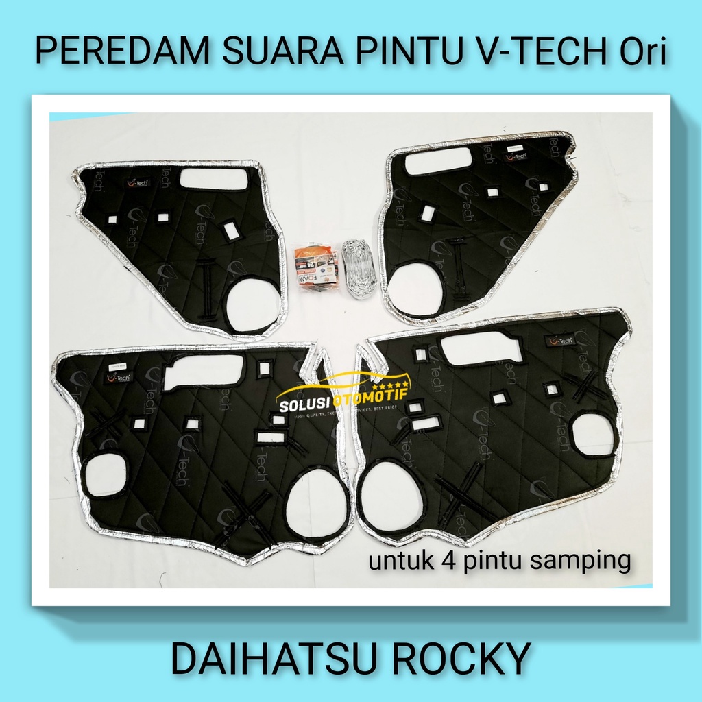 DAIHATSU ROCKY (A250) 2021-2025+ All New Peredam Suara Pintu Aksesoris Variasi Mobil VTECH Original