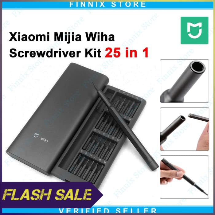 Xiaomi Mijia Wiha Screwdriver Kit 25 In 1 Obeng Set Premium ORIGINAL