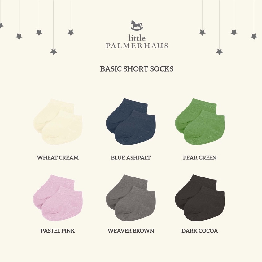 Little Palmerhaus Basic Short Socks - Kaos Kaki Bayi isi 2 (LPH-BSS/2)