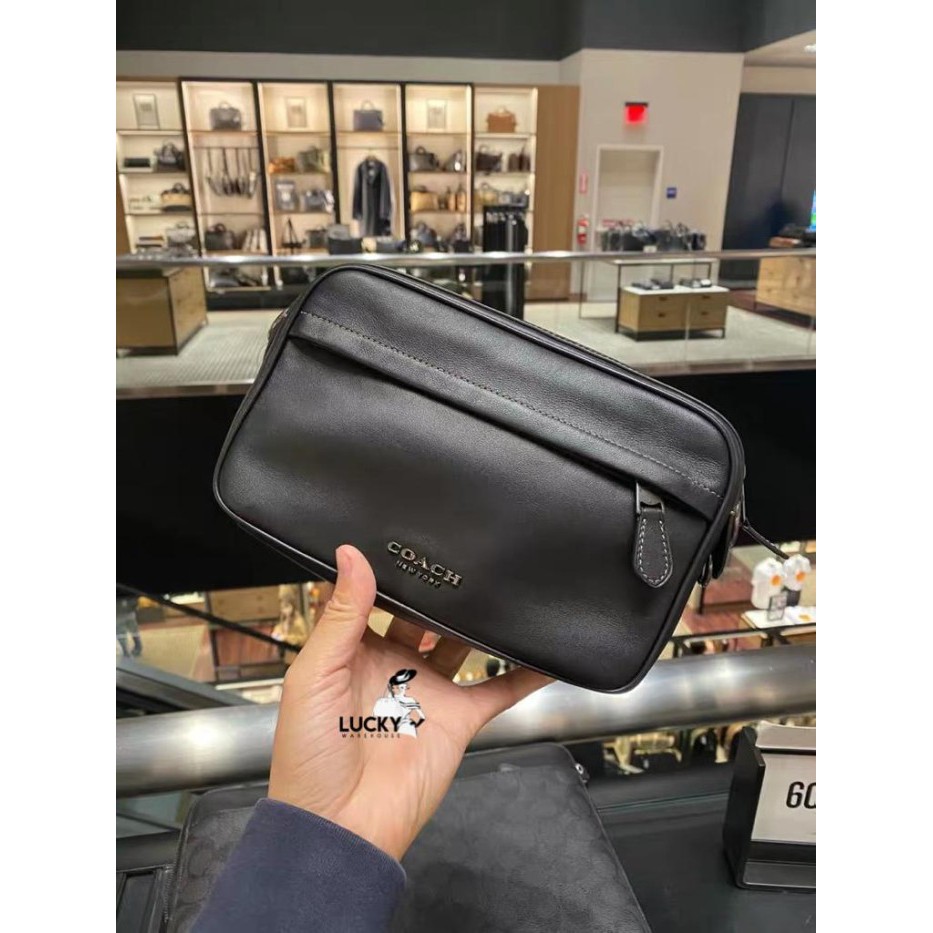 Coach Graham Leather Crossbody Black - ORIGINAL 100%