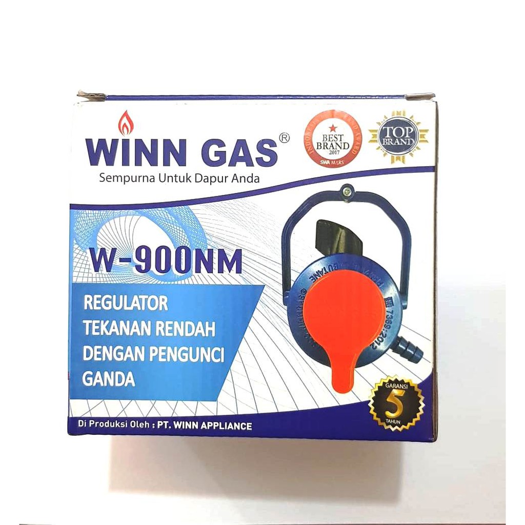 Winn Gas Regulator Gas W-900 NM (Double Lock) Tanpa Meteran