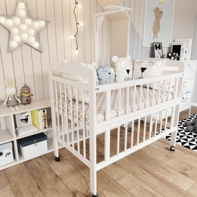 Baby Box Ranjang Bayi Kayu Bumper Set & Kelambu