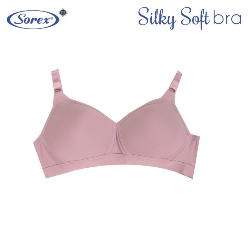 SOREX Bra Silky Soft 9815 Busa Tipis tanpa kawat Kait 3 Setara Cup B