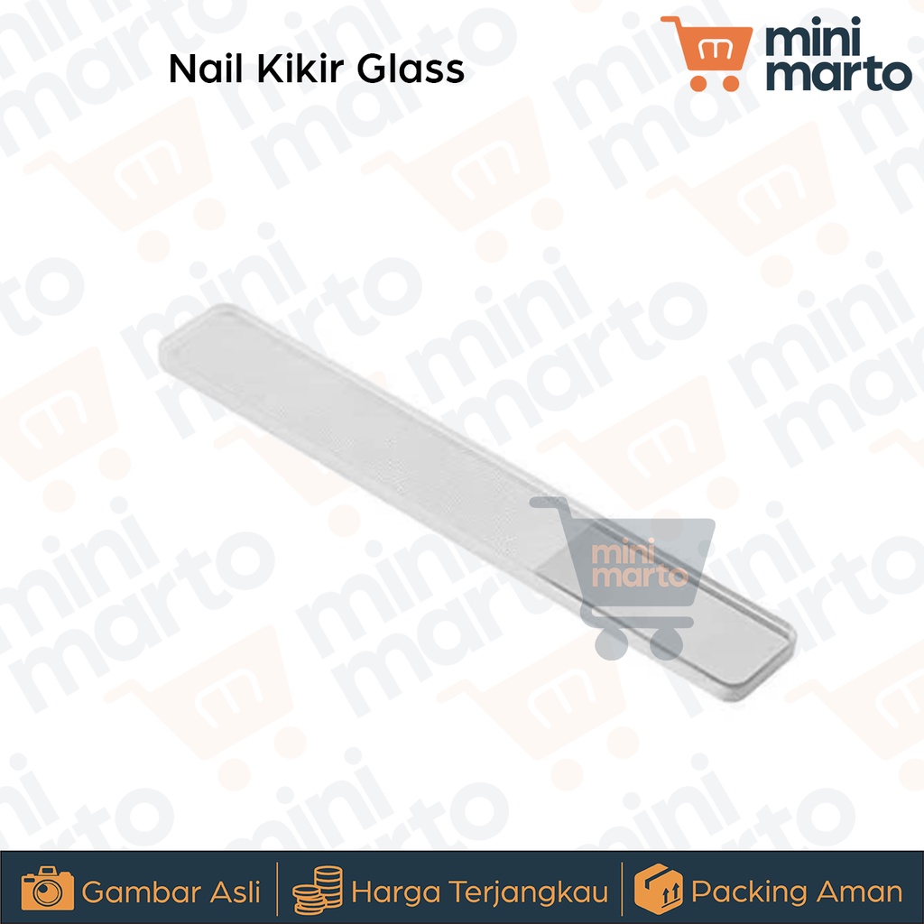 Kikir Kuku Glass Nail File Untuk Manicure Pedicure Shinner Glass Nail - Minimarto