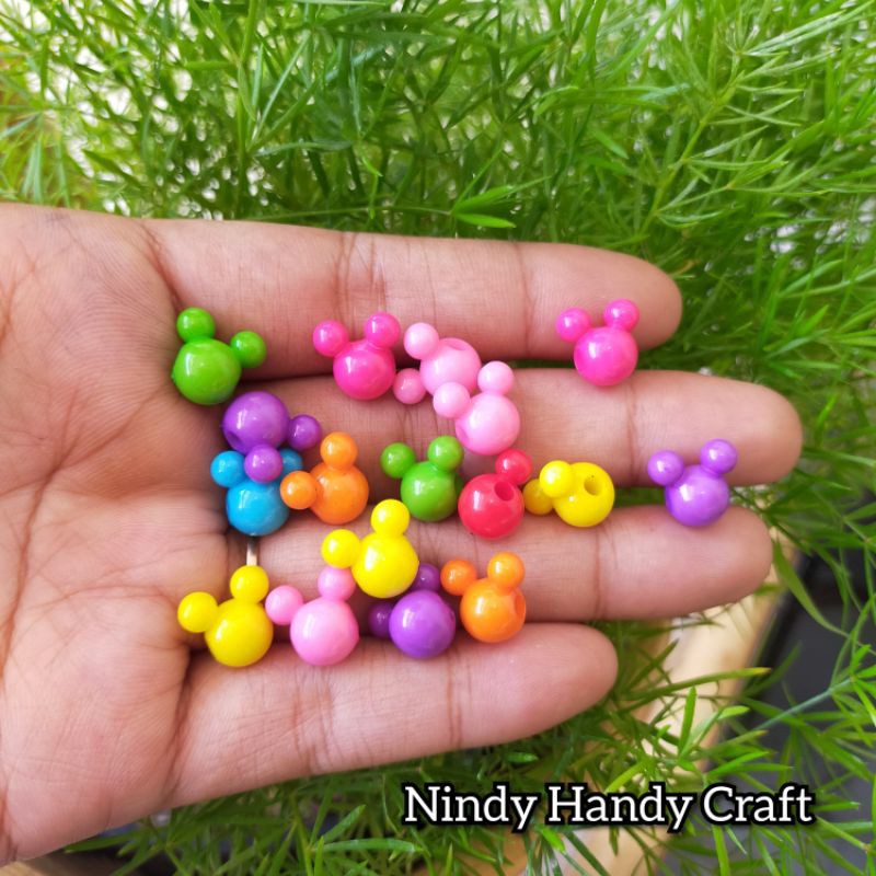 Manik Kitty 10mm Warna Isi 22gram - Manik Kitty - manik Micky - manik manik