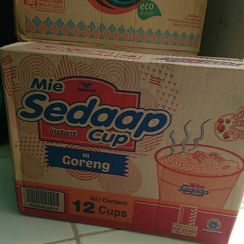 

mie sedaap goreng cup dus Isi 12