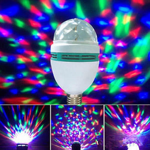 Lampu Disco Putar Rotate Full Colour Warna Warni