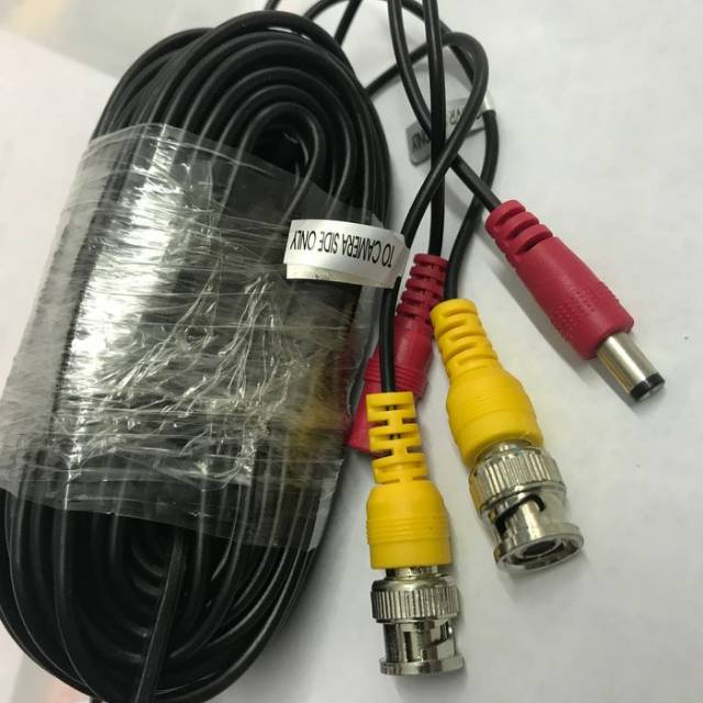 Kabel cctv 20mtr plus bnc dc siap pasang