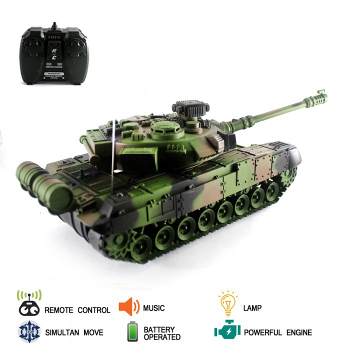 RC tank mainan anak mobil remot tank perang rc car war tank radio control edukatif toys tank tembak 