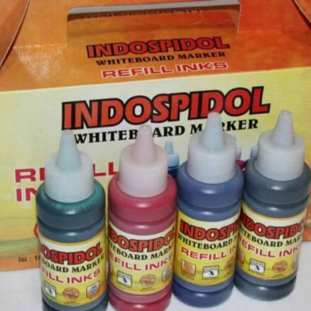 

Tinta spidol whiteboard INDOSPIDOL 100ml promo 2025