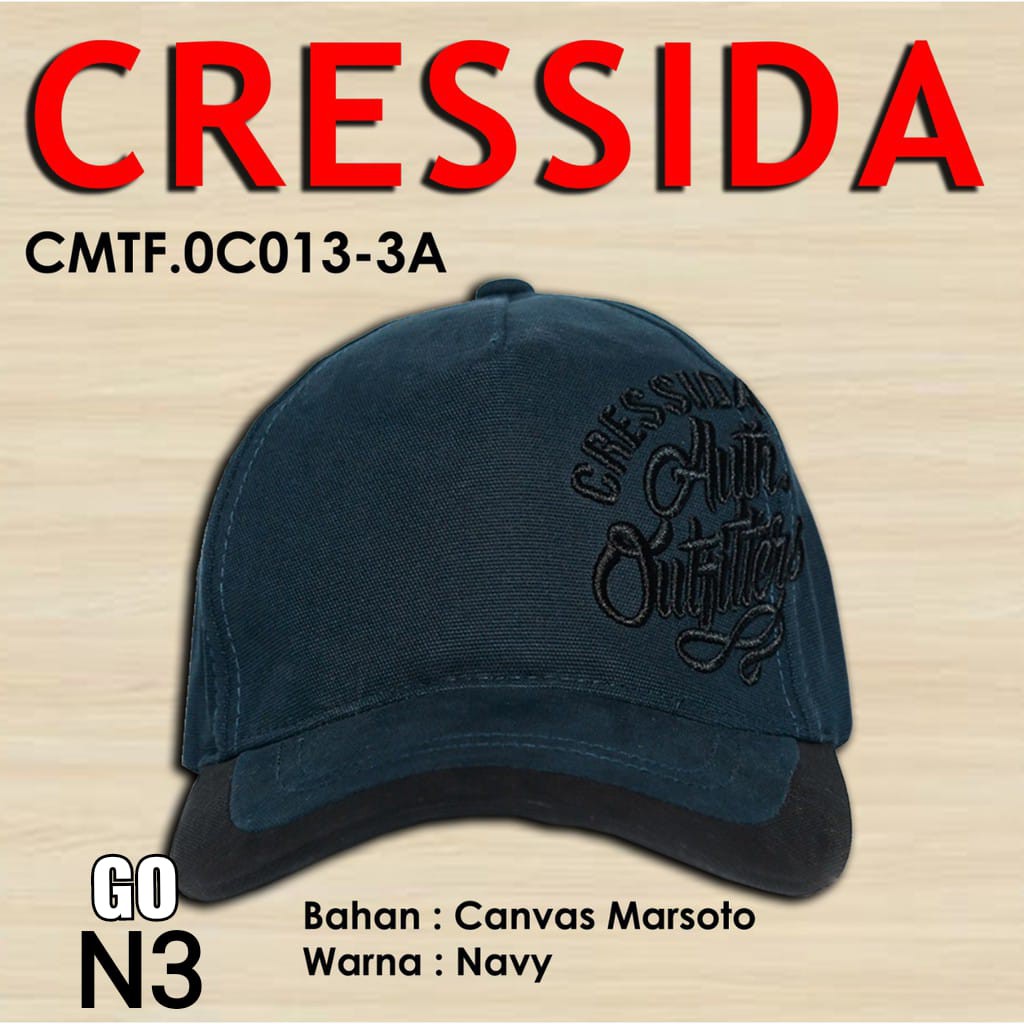 gof CRESSIDA TOPI 100% ORIGINAL Original Brand Topi Brand