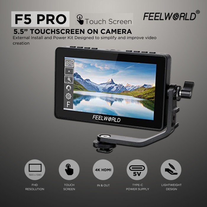 Monitor Feelworld F5 PRO 5.5" 4K HDMI