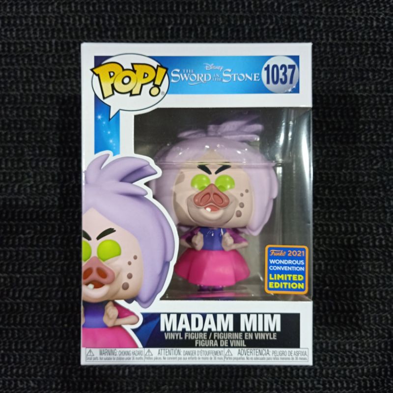 Funko Pop Disney : The Sword In The Stone : MADAM MIM #1037 (2021 Wondrous Convention)