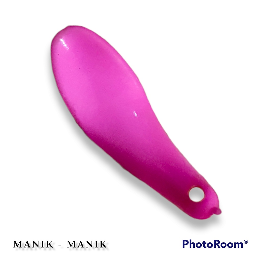 Manik Manik Mote Bandul Anting Kalung Model Kelopak Bunga Pink