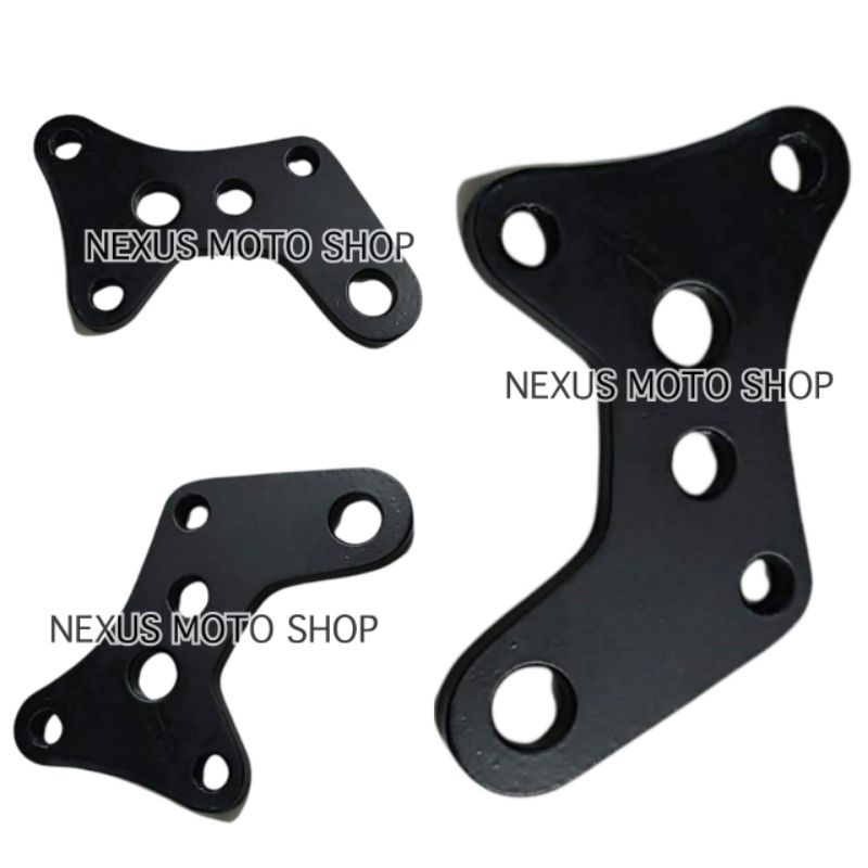 breket disk cakram ninja rr old breket piringan cakram depan rr new