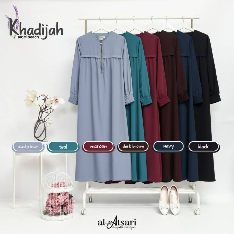 Gamis Set Khadijah by AL ATSARI - Gamis Khadijah Al Atsari - Gamis Set Al Atsari - Gamis Set Wolfis 
