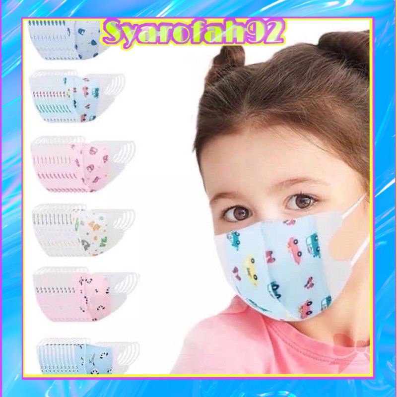 Masker Anak Duckbill 3Ply motif 1.pcs