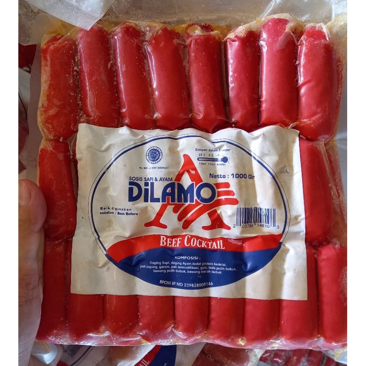 

DILAMO SOSIS BEEF COCKTAIL 1KG // FROZEN FOOD BANDUNG