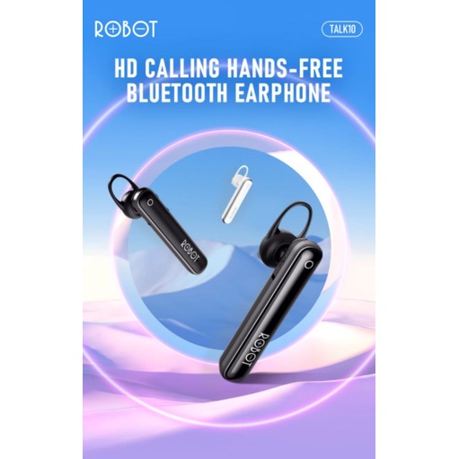 ROBOT Talk10 Bluetooth Earphone - Headset TWS dengan Mikrofon Anti Noise dan IPX5