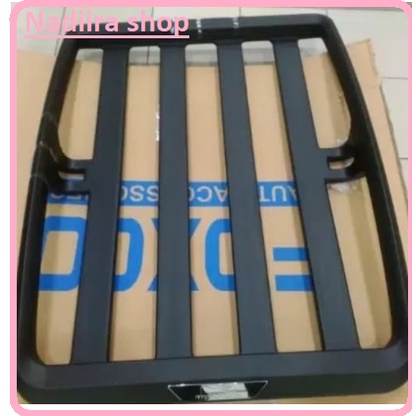 paket kaki roof rack + rak bagasi atas mobil all new rush 2018