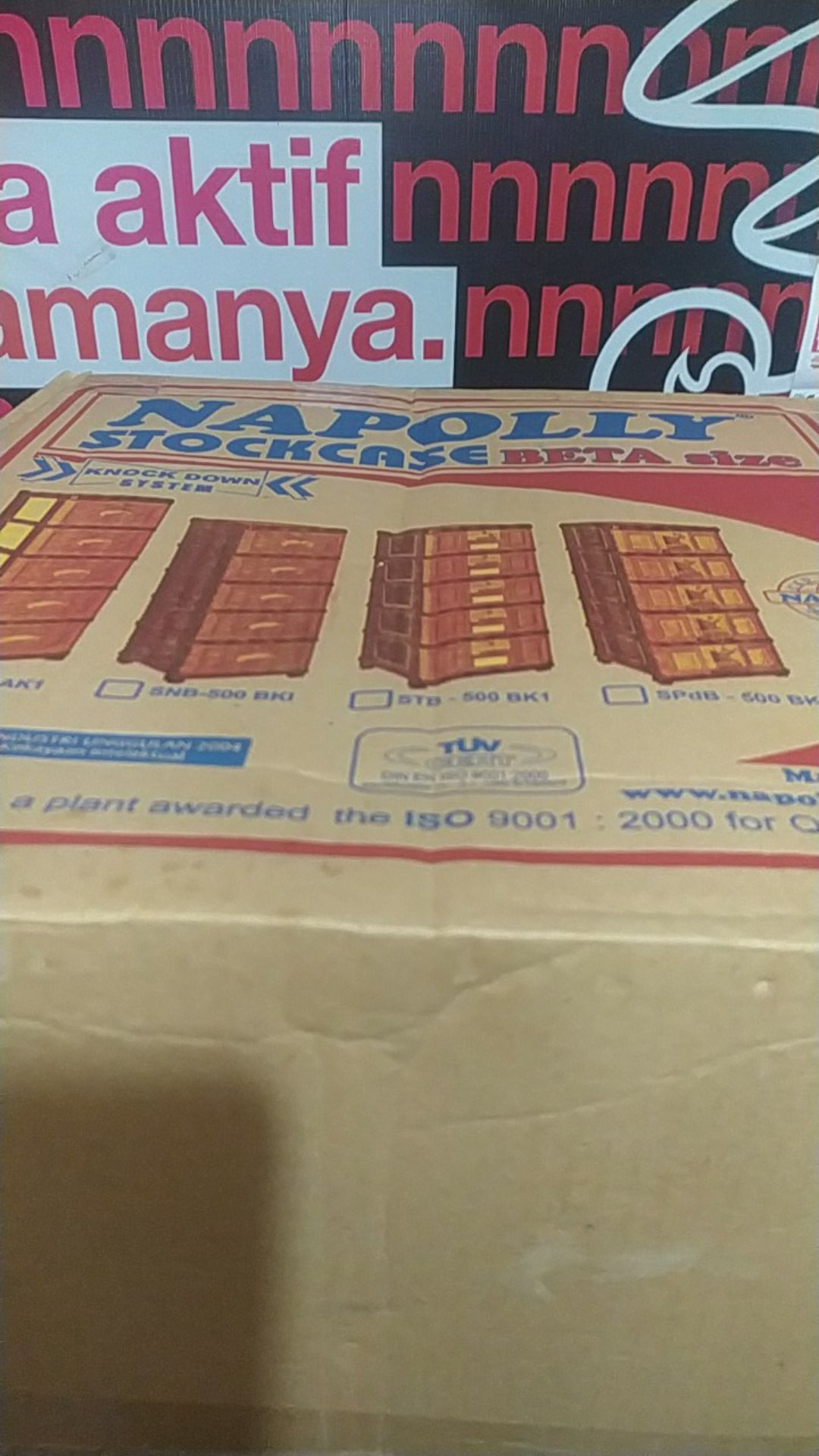 Lemari Plastik Napolly Stb 500 / Rak Plastik Serbaguna / Excel / Laci Plastik 5 Susun