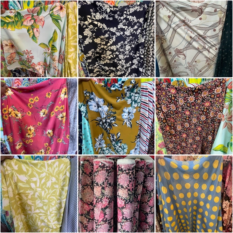 Kain Ceruty / ceruty Zara / satin / maxsmara / sifon / yoryu