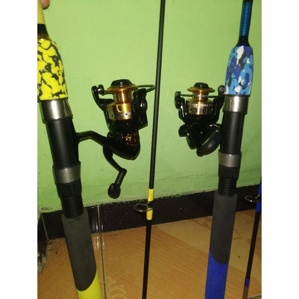 set pancing Joran 165 cm rel daido dobel handle