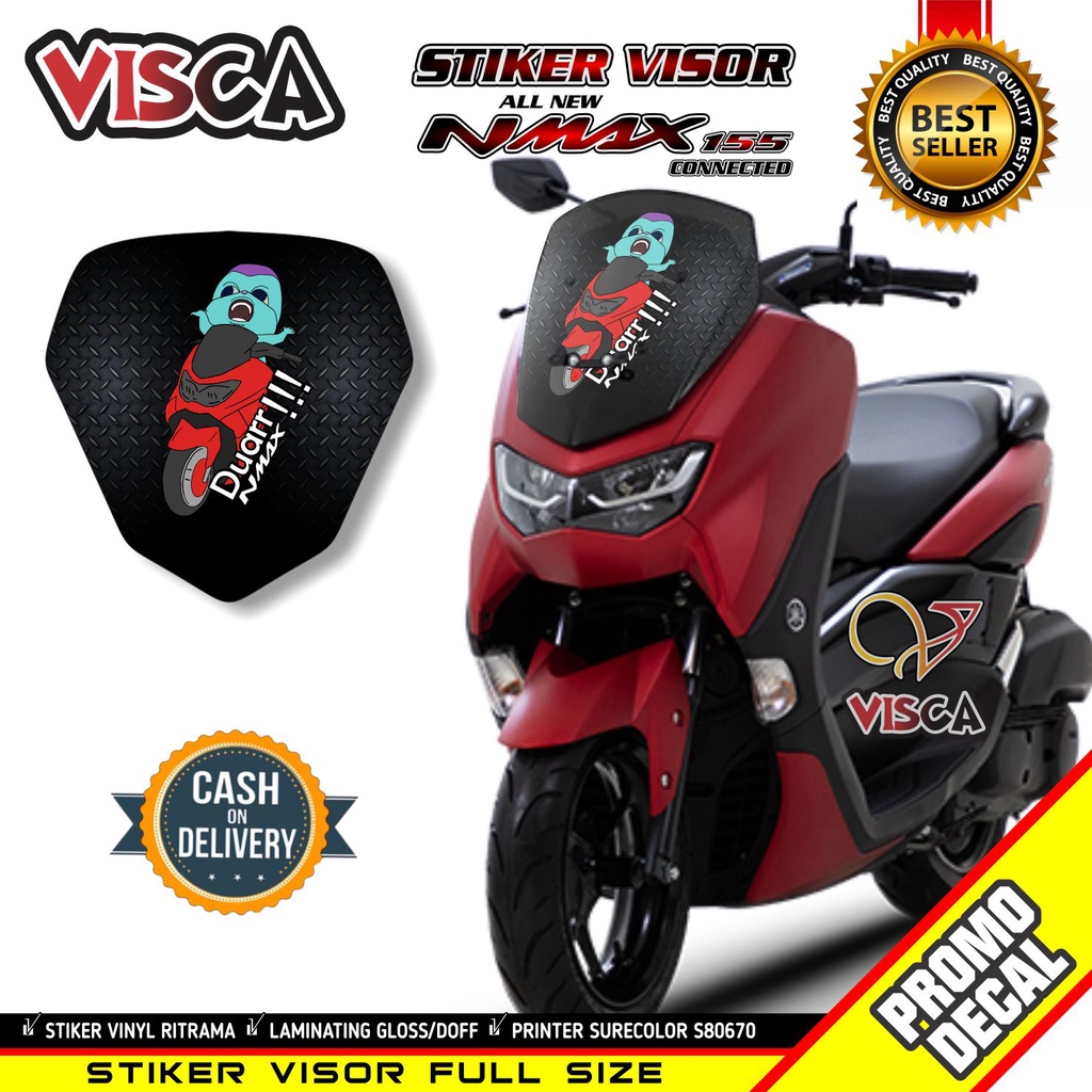 Stiker Visor Nmax Variasi 2022 Stiker Motor Nmax Stiker Visor Nmax Duarr Nmax