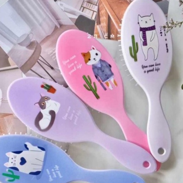 Sisir Anak Karakter Anti Kusut Bentuk Oval Premium / Sisir Kesehatan / Hair Detangler brush / Sisir Anti Rontok