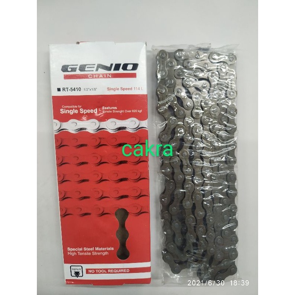 Rantai Sepeda GENIO 114  sepeda anak  sepeda BMX  single speed