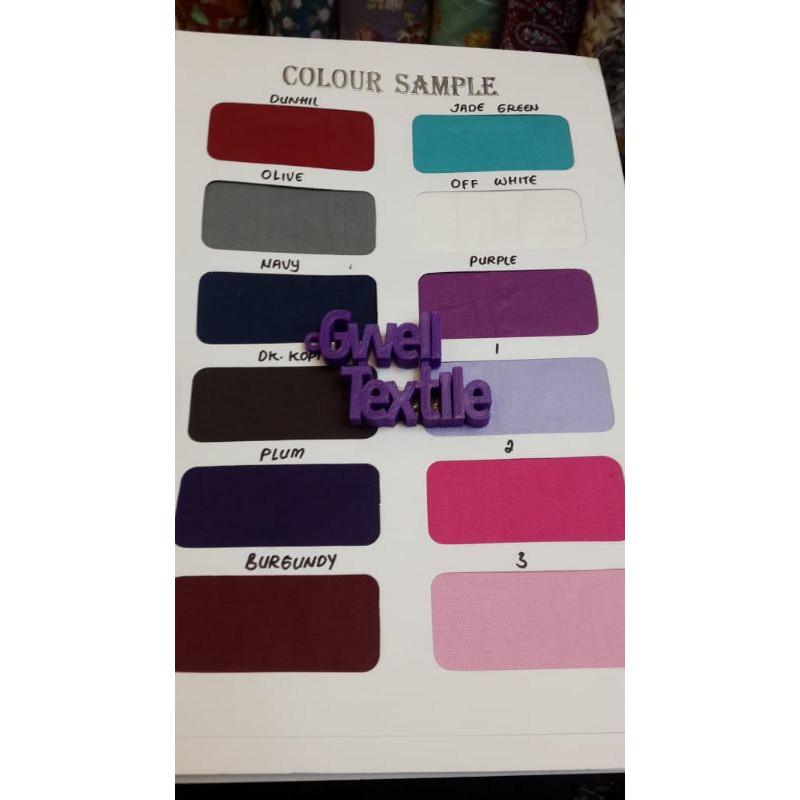 KAIN METERAN KATUN JEPANG POLOS BY TOKAI SENKO