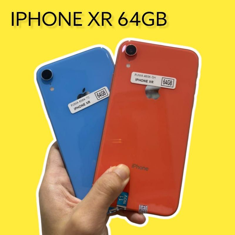 apple iphone xr 64gb 128gb 256gb second mulus fullset oem ex inter original like new bergaransi jaminan 100 original bisa cod