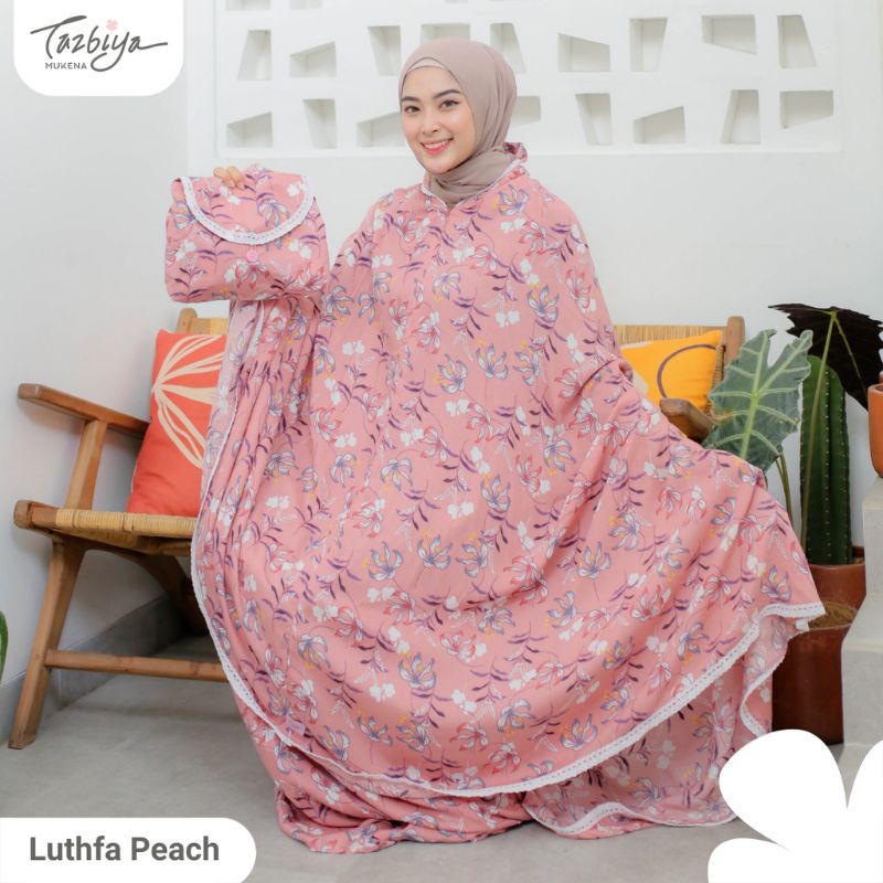 MUKENA TAZBIYA ALLOVER 2IN1 LUTHFA SERIES ALLSIZE