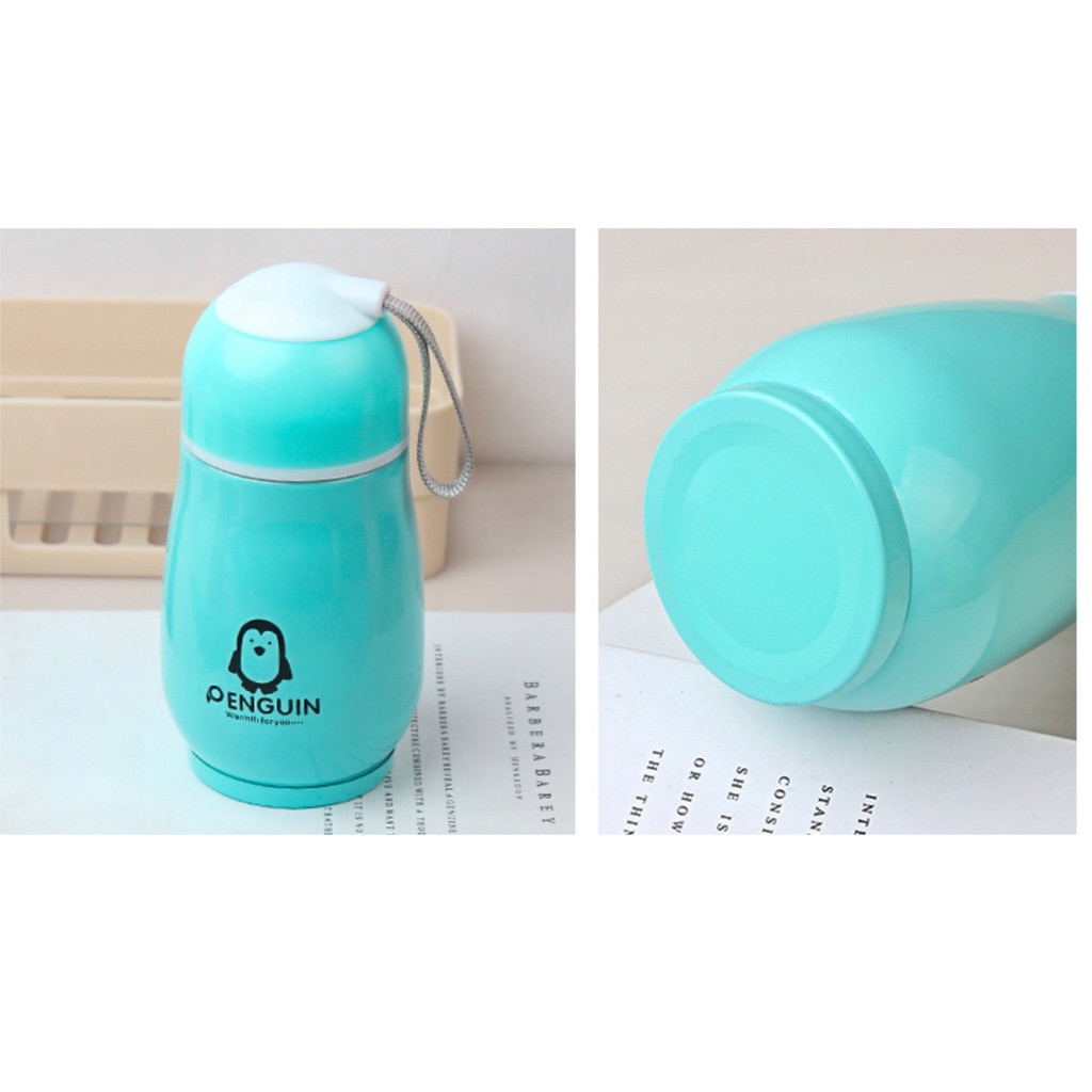 UNNISO - Botol Thermos Minum Vakum Motif Penguin BM01