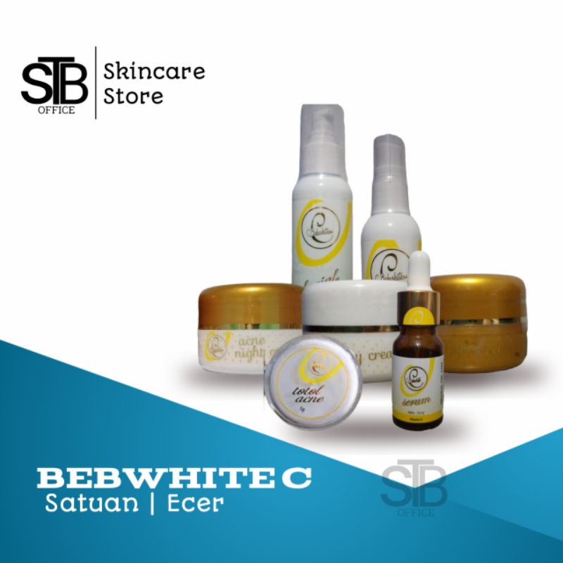 Cream Bebwhite c Ecer Satuan Day Cream / Night Cream  / Totol / Serum / Toner / Facial Wash / BEBWHITE C