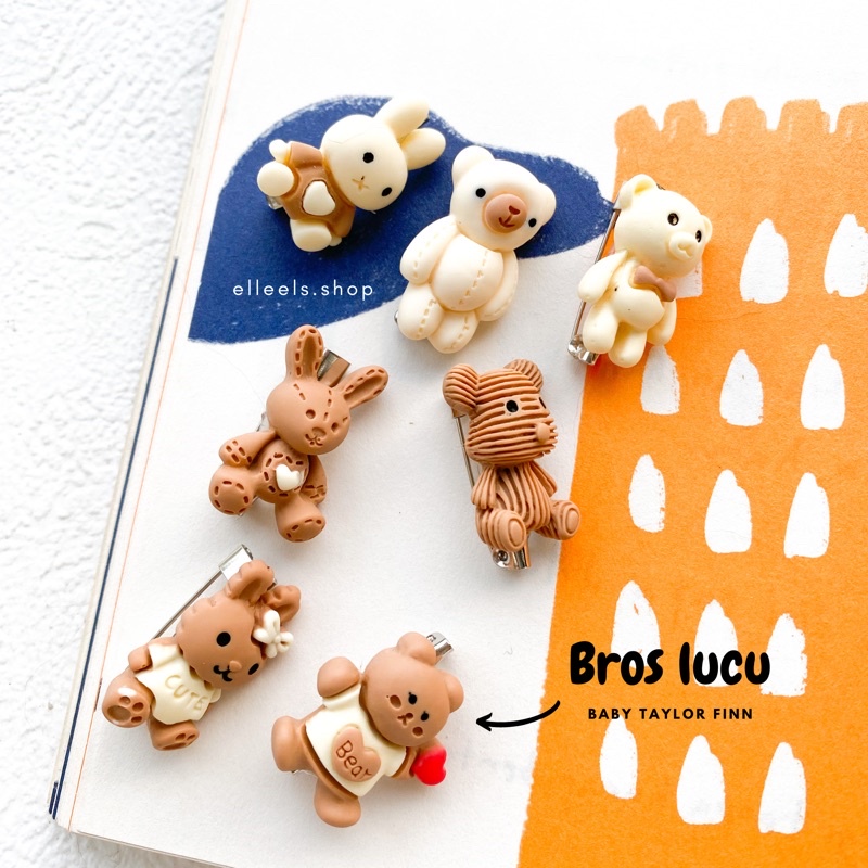 BROS HIJAB/pin hijab/bross karakter/bros pin/pin resin/bros baju