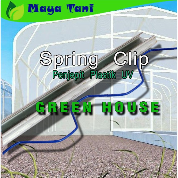 Penjepit Plastik UV Spring Clip Spring Wire 0.5 Meter