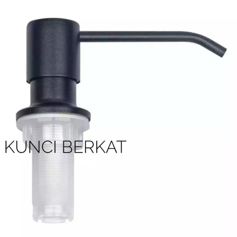 Hand soap kitchen sink black/Tempat sabun cair hitam