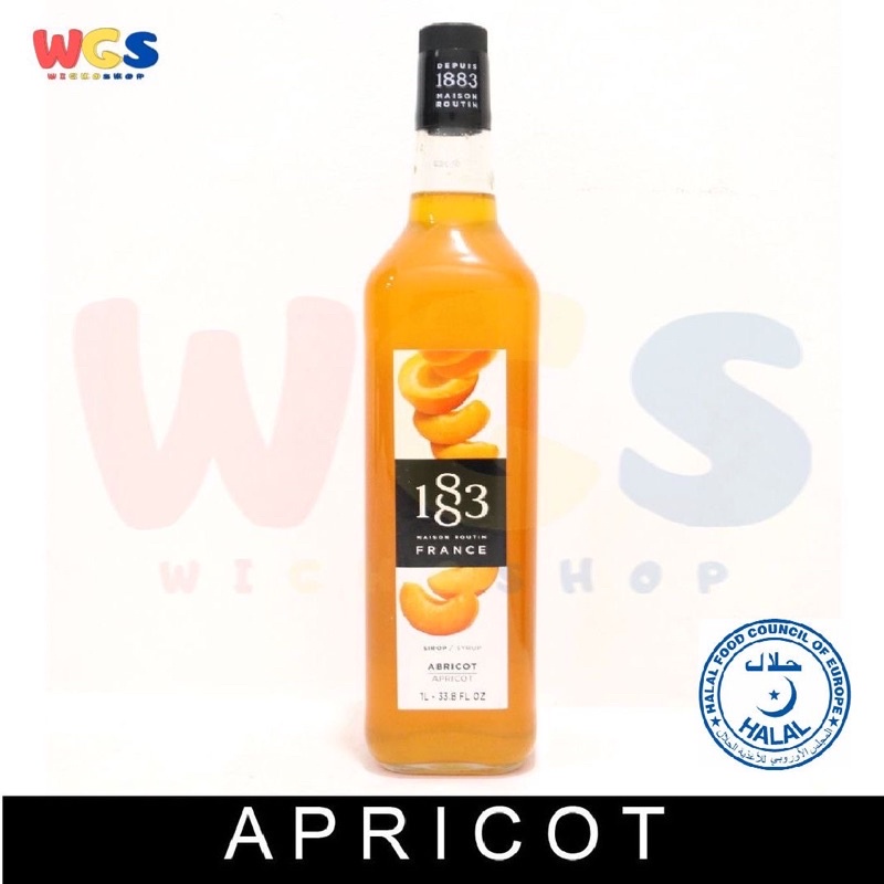 

1883 Maison Routin France Syrup Apricot Flavored 1 ltr - 33.8 fl oz