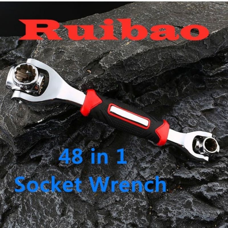 kunci pas tiger wrench 48 in 1 UNIVERSAL wrench socket wrench AAA