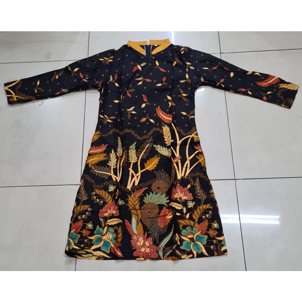 JIHAN KUNING BATIK COUPLE KELUARGA PASANGAN MODERN JUMBO PREMIUM SARIMBIT AYAH IBU ANAK DRESS TUNIK