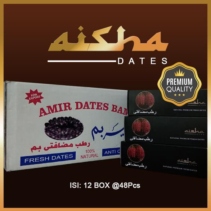 

Ready Stock Aisha Dates Kurma | Kurma Ruthab Premium Taste / Kurma Arafah Sehat