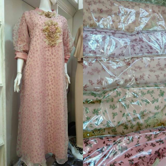 New..Gamis Lebaran Organza ory by OMG Cinema