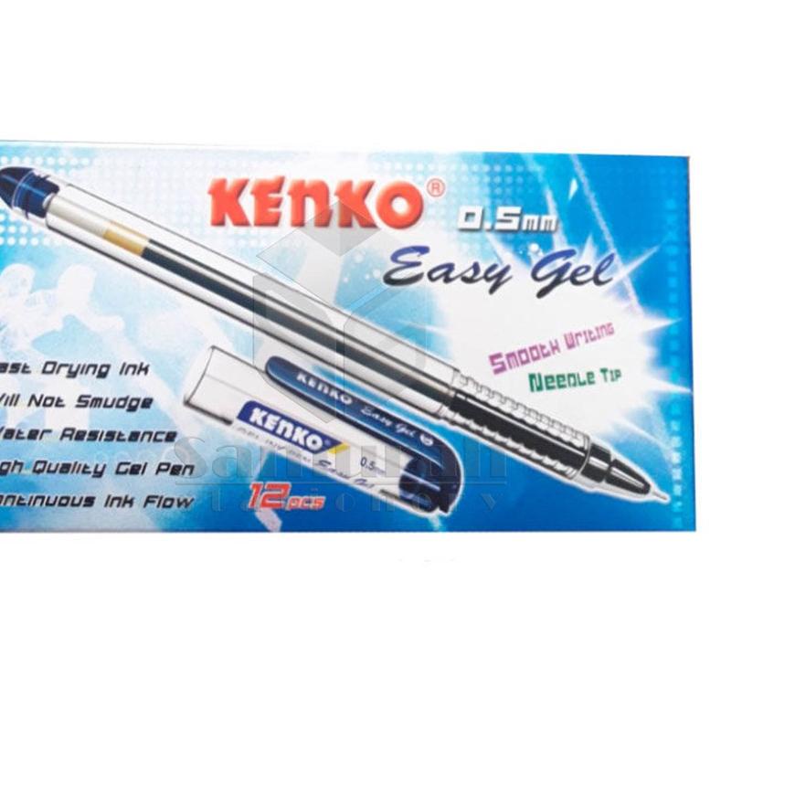 

Paling Disukai Pen Gel Kenko Easy Gel 0.5 mm / Pen Gel Cair 0.5mm / Pulpen Cair Kenko .05 mm / Pena Lancip Cair Gel**